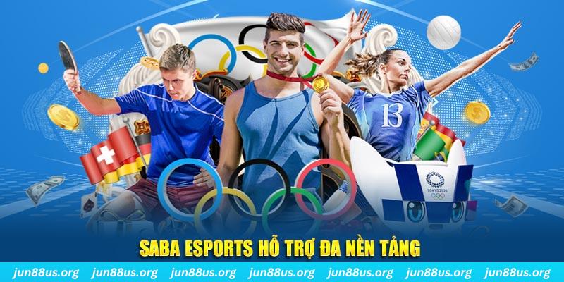 Saba Esports - Nền Tảng Cá Cược Hàng Đầu Dành Cho Bạn 5 Saba Esports hỗ trợ đa nền tảng